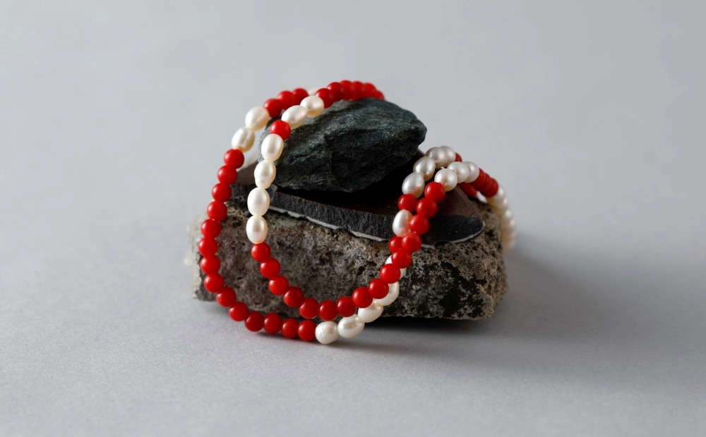 パールと珊瑚のネックレス: 台東区ANAのふるさと納税｜ANAのマイルが