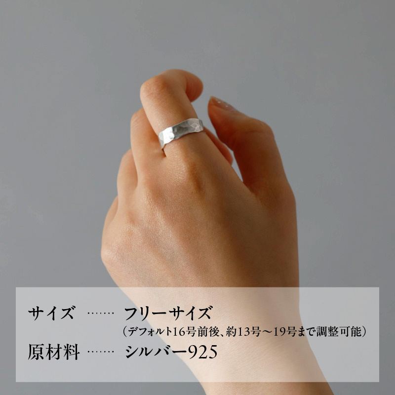 粋なリングシルバー シルバー