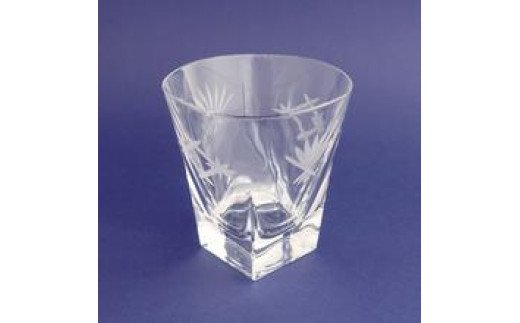 浅草切子 暮らしの硝子「扇と菱 FUSION」化粧箱入り