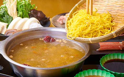 【銀座ラムしゃぶ金の目】めぐりラムしゃぶセット（2～3人前）