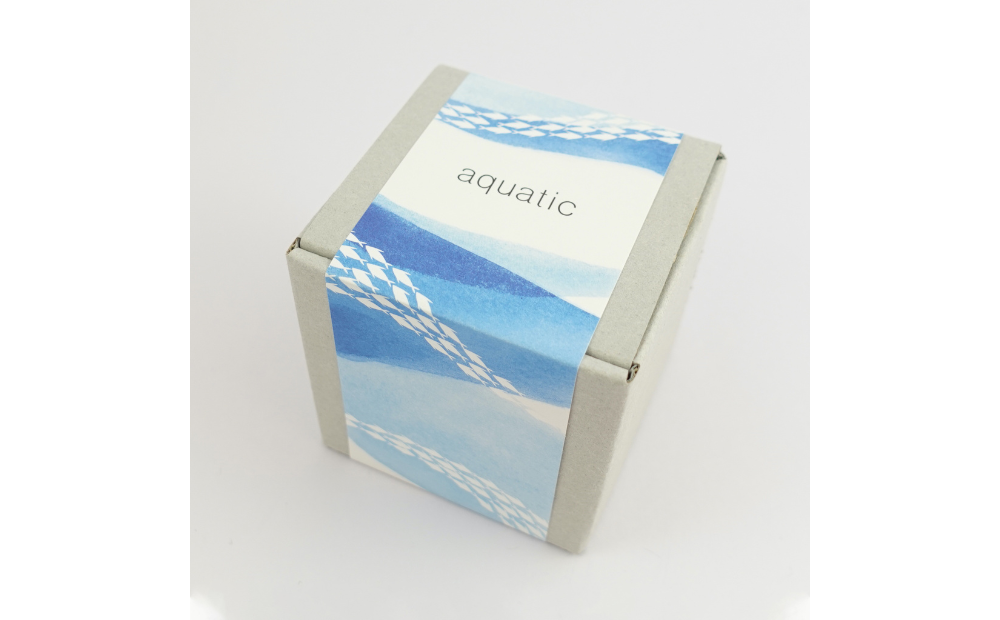 浅草切子 aquatic「回遊展開 冷酒杯」