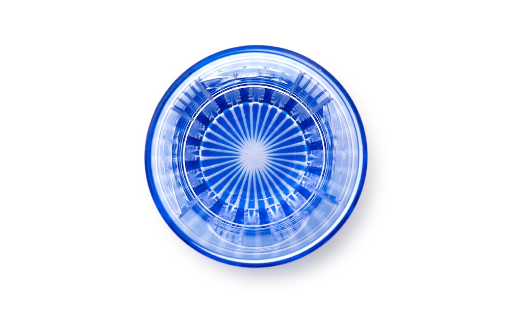 浅草切子 KANA KURITA「季（とき）の間 ―松―」木箱入り 松