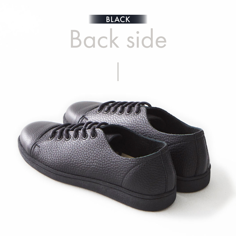 U-DOT [レザースニーカー] BLACK(サイズ：21.0cm) ブラック 21.0cm