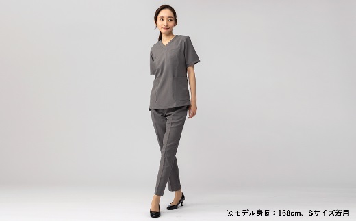 レピウスの白衣 【レディースボトムス】スクラブパンツ リンクル (カラー：ネイビー、サイズ：2L) ネイビー 2L