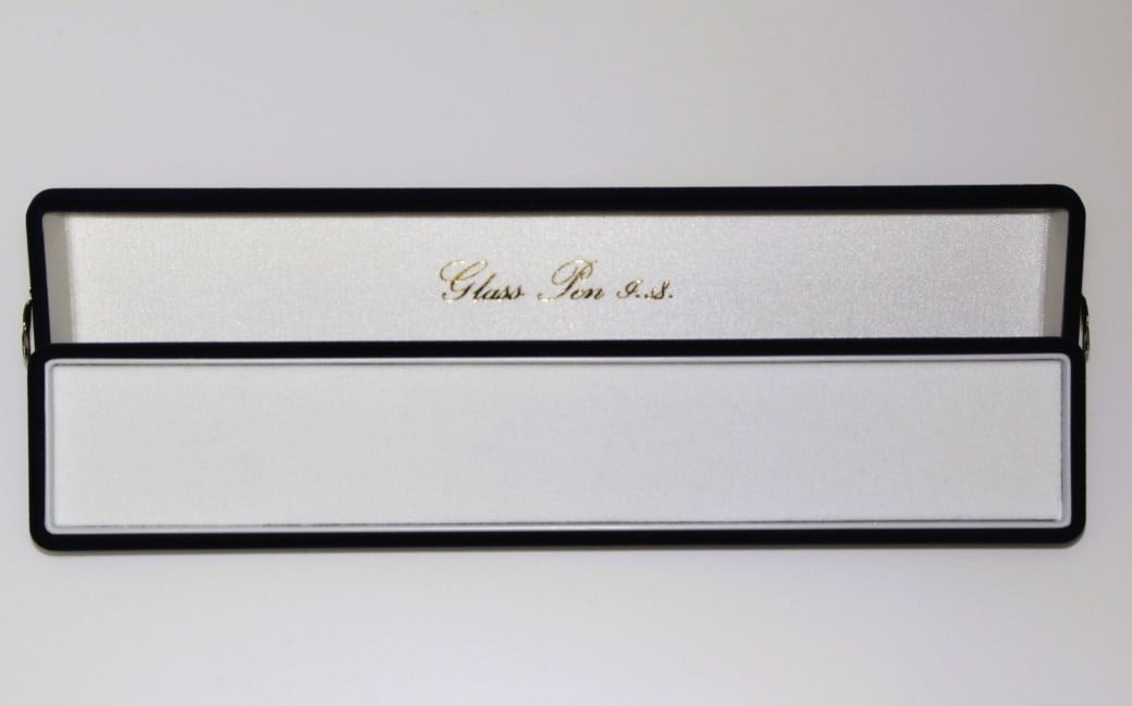 【ガラスペン】ソフトひねり 軸径10mm (カラー：２層(紺)) ２層(紺)