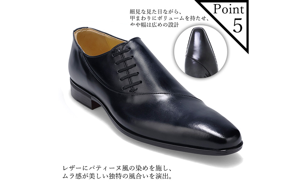 クインクラシコ 革靴 62002 (カラー：ブラウン、サイズ：27.0cm) ビジネスシューズ 本革 サイドレース エラスティック スリッポン 牛革 フォーマル ブラウン 27.0cm