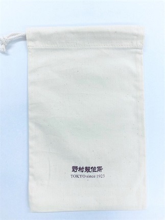 L型ファスナー長札入れ「L字束入」綿袋付 (カラー：ブルー) ブルー