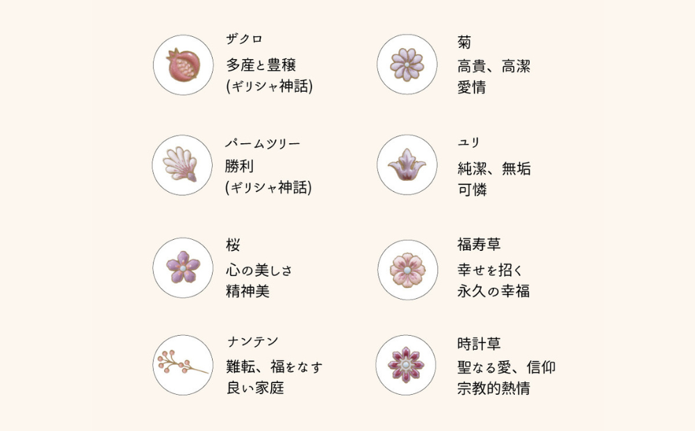 【浅草文庫】L字長財布 オリエント柄(カラー：ピンク) ピンク