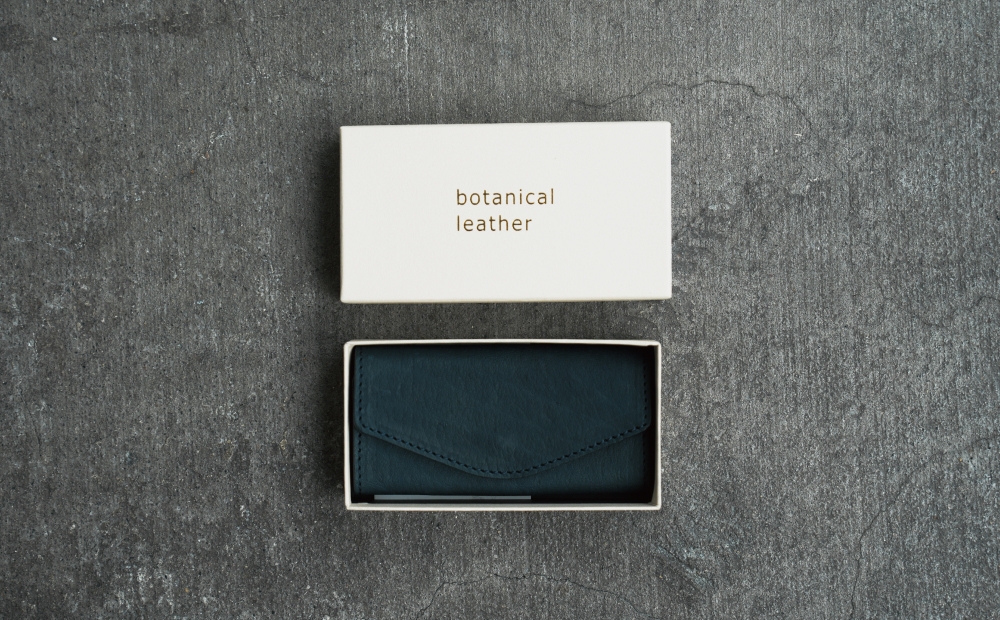 [Botanical Leather] キーケース (カラー：藍染め(ブルー)) 藍染め(ブルー)