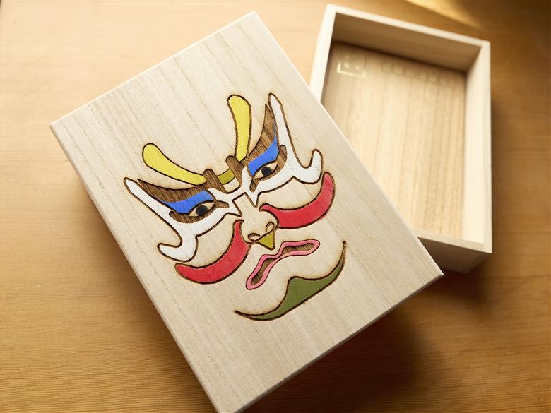 【谷中・箱義桐箱店】桐箱の塗り絵体験チケット（1名様分／60分）