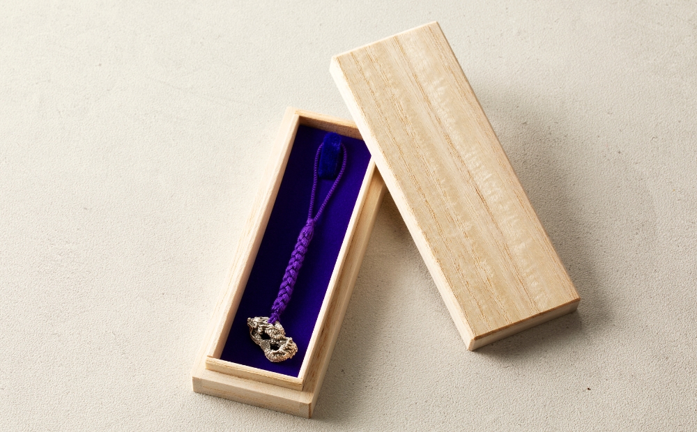 [銀製] 斎藤美洲 干支根付 辰