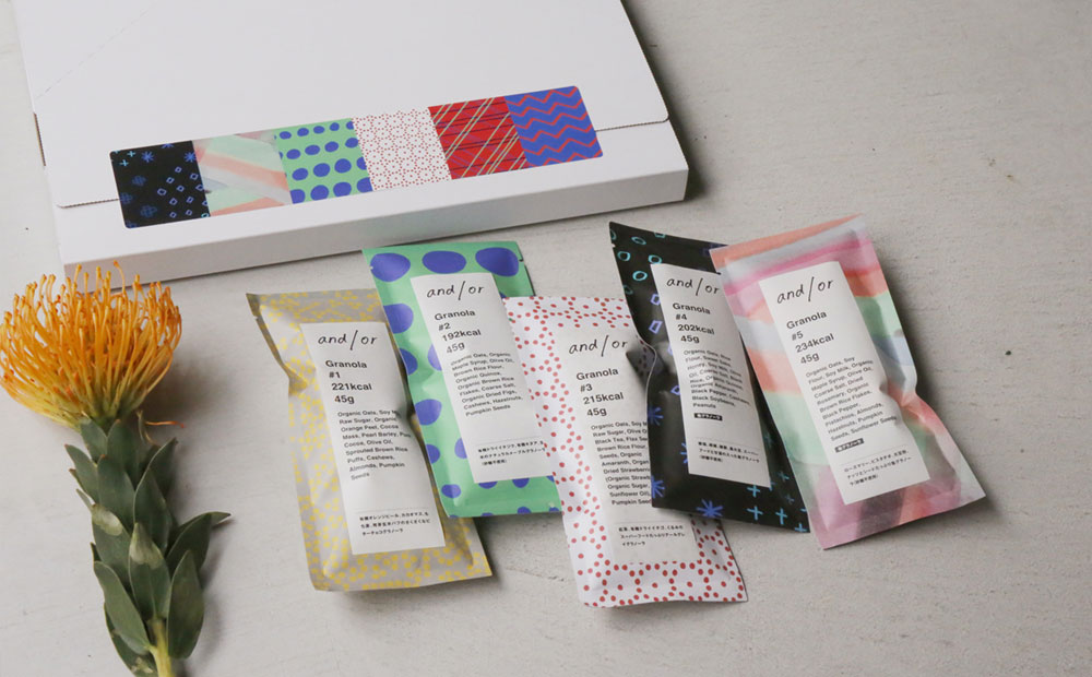 [グルテンフリー] 人気5種類のグラノーラセット〈有機食材使用〉