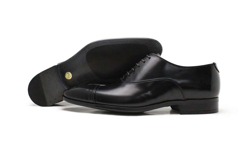 クインクラシコ 革靴 34001S〈ブラック〉 (サイズ：25.5cm) 紳士靴 ビジネスシューズ ストレートチップ 牛革 フォーマル ブラック 25.5cm