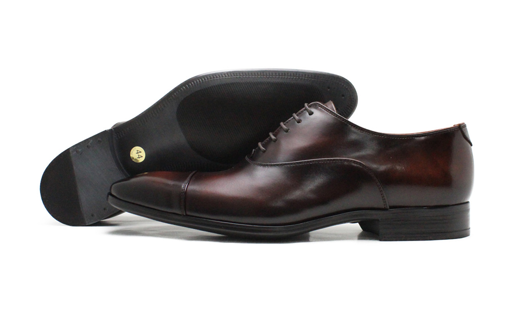 クインクラシコ 革靴 34001S〈ブラウン〉 (サイズ：27.0cm) 紳士靴 ビジネスシューズ ストレートチップ 牛革 フォーマル ブラウン 27.0cm