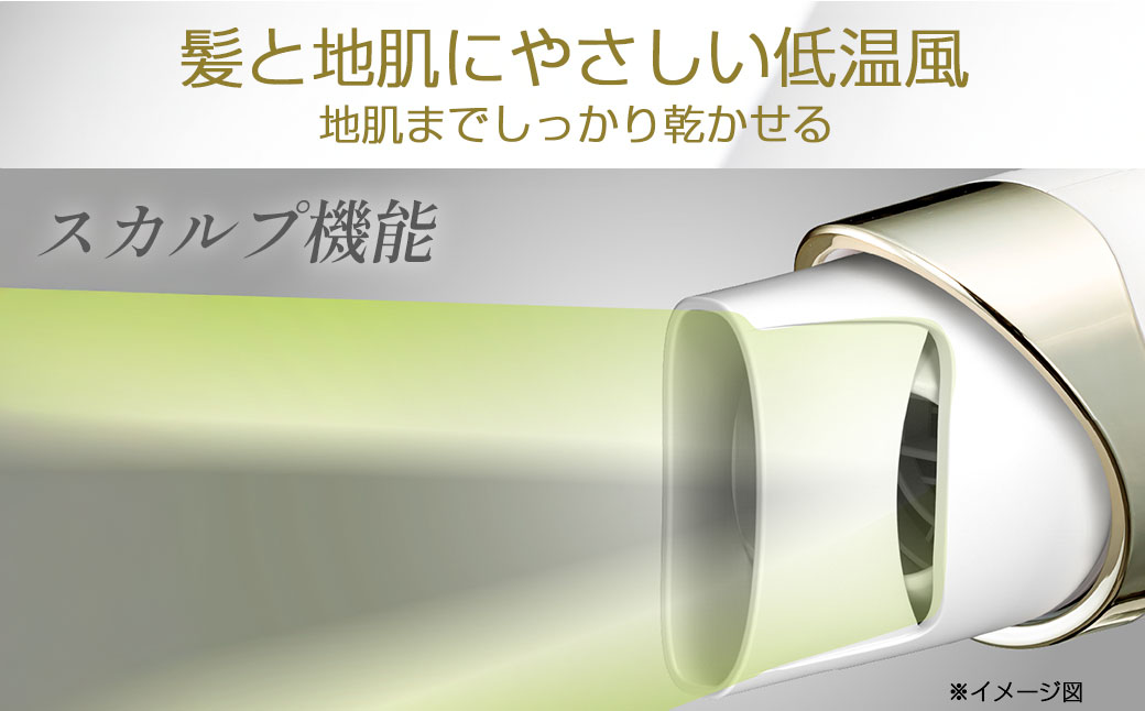 【KOIZUMI】ダブルファンドライヤー BLDCモデル MONSTER (カラー：ホワイト) | モンスター Wファン 大風量 速乾 スカルプ メンズ ホワイト