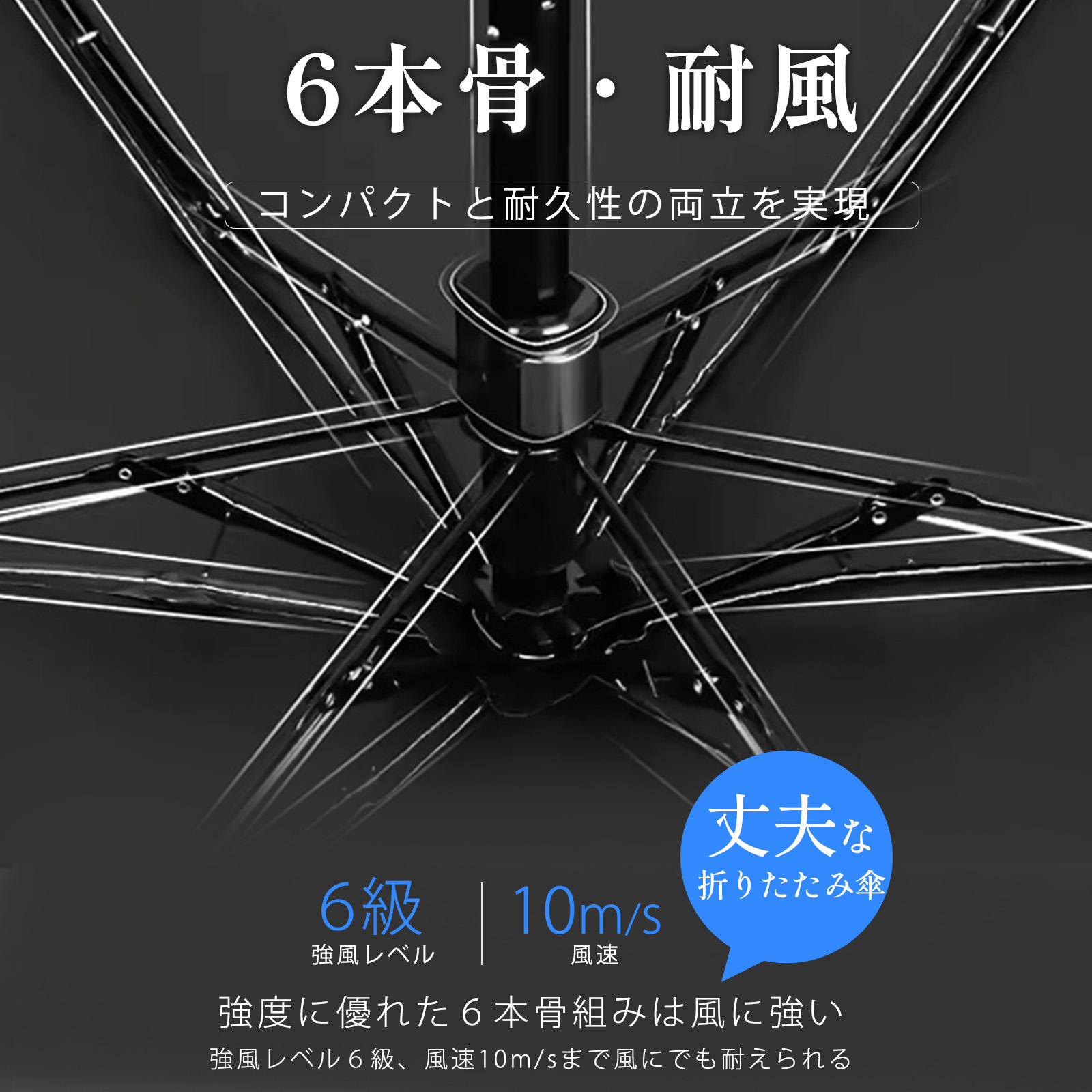[一木良品] レディース 折りたたみ傘 晴雨兼用 (種類：薄型、ベージュ×オフ) KR92 ベージュ×オフ 薄型