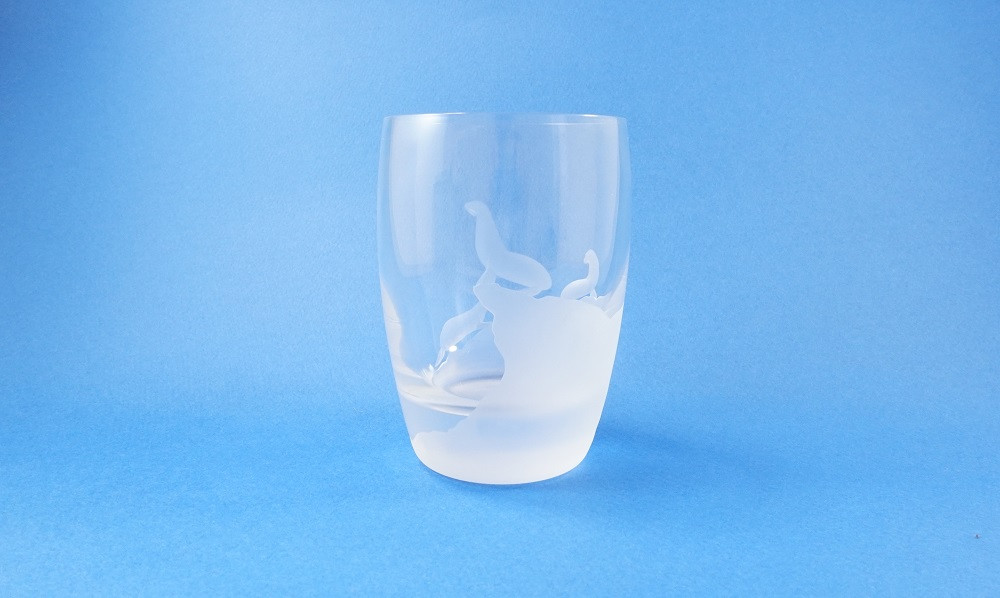 浅草切子 aquatic「Sea Lion Climb」