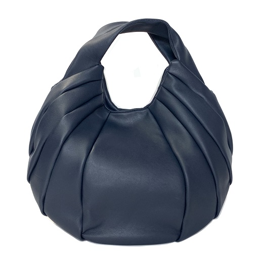 バルーンバッグ シープレザー MONACO【厳選されたラム革を使用】(カラー：ネイビー) ネイビー