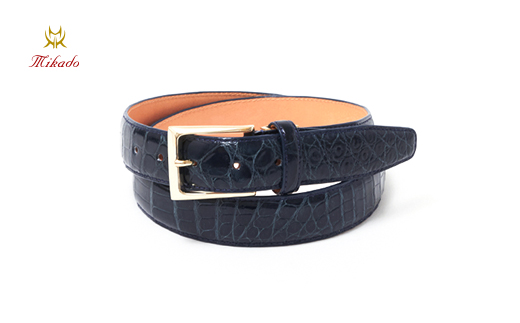 mikado クロコダイルベルト[MKD-770016]（全3色）（カラー：コン） コン