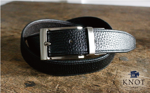 SHRUNKEN LEATHER ELASTIC BELT [KMK-0112]
