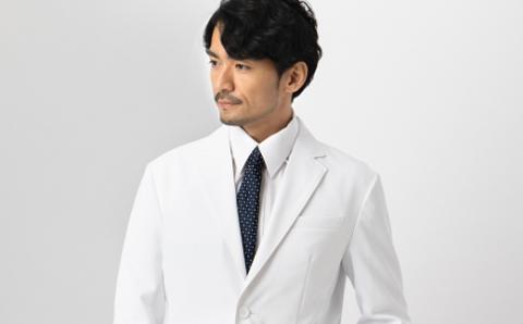 レピウスの白衣 【メンズ】 テーラードカラードクタージャケット / ネーム刺繍付き(サイズ：46サイズ) 46サイズ