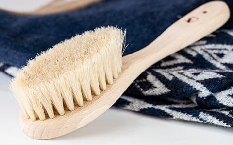 【浅草アートブラシ】カシミヤ用 洋服ブラシ「ドロップ」