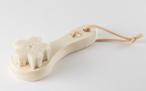 【浅草アートブラシ】山羊毛の洗顔ブラシ「さくら」