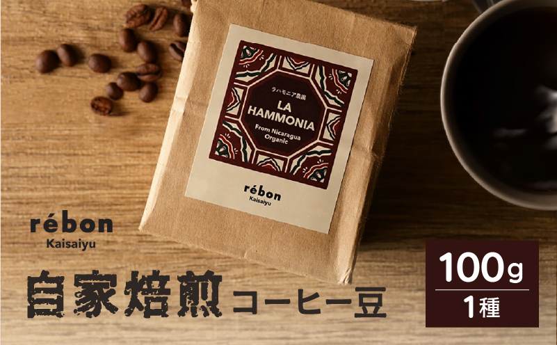 自家焙煎コーヒー豆 100g