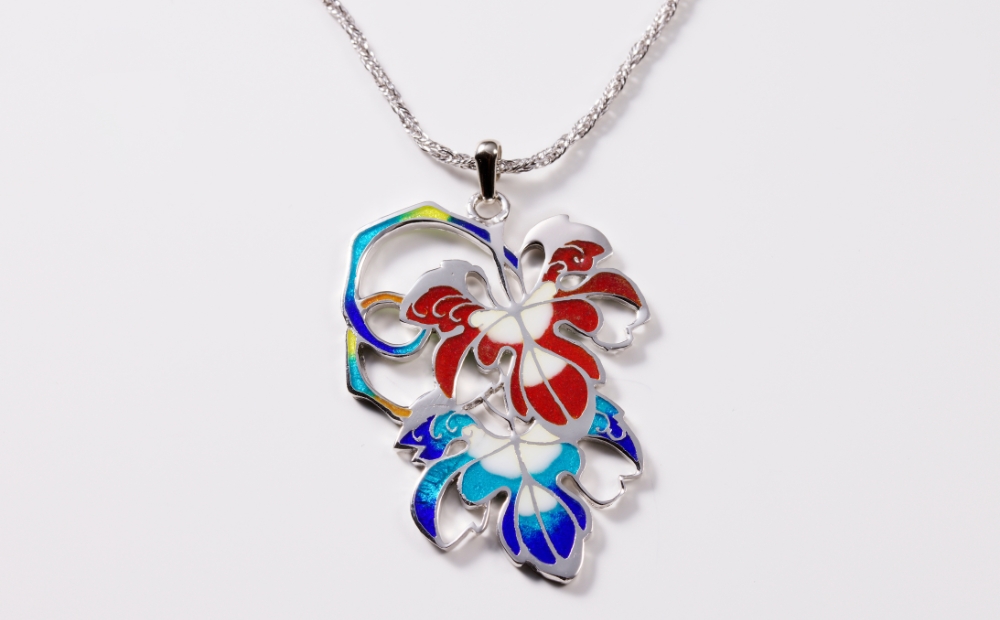 七宝純銀ペンダント