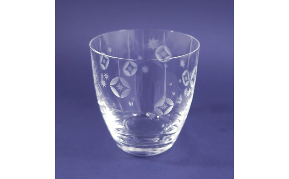 浅草切子 暮らしの硝子「ふうせんと星 FLEUR」化粧箱入り