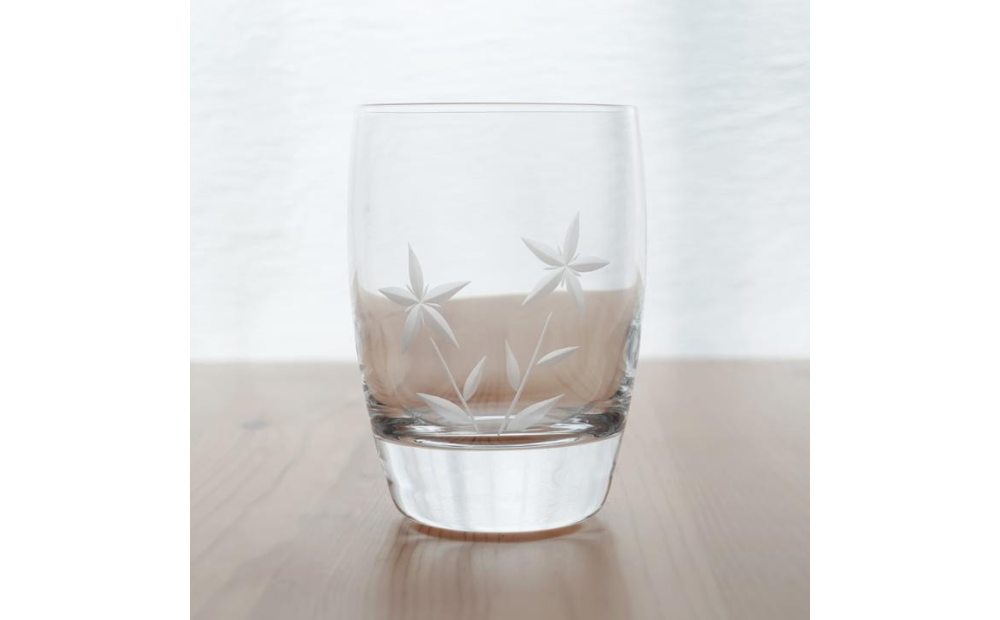 浅草切子 暮らしの硝子「桔梗 521」化粧箱入り