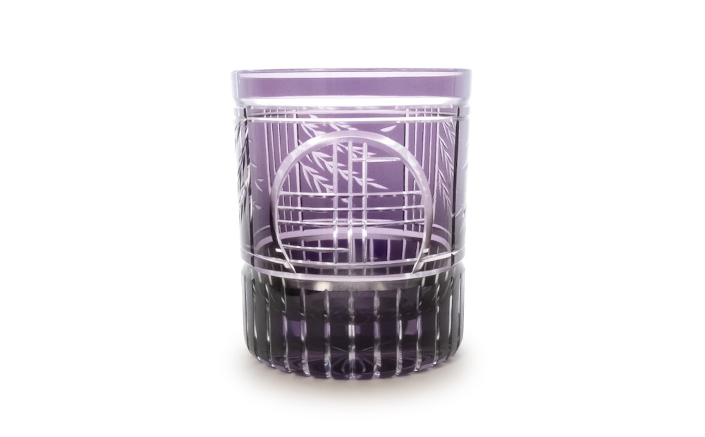 浅草切子 KANA KURITA「季（とき）の間 ―柳―」木箱入り 柳