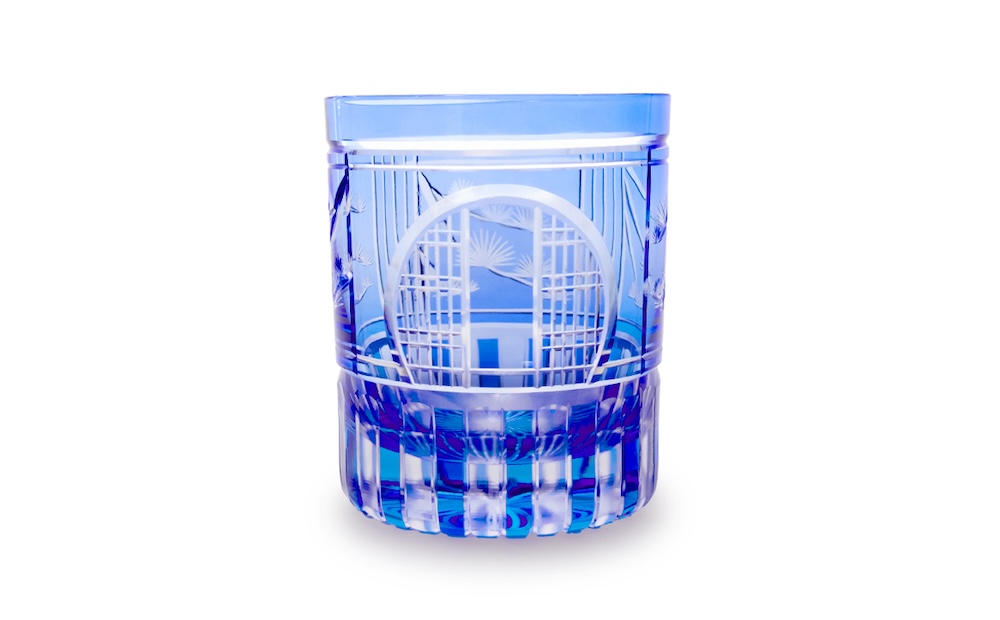 浅草切子 KANA KURITA「季（とき）の間 ―松―」木箱入り 松