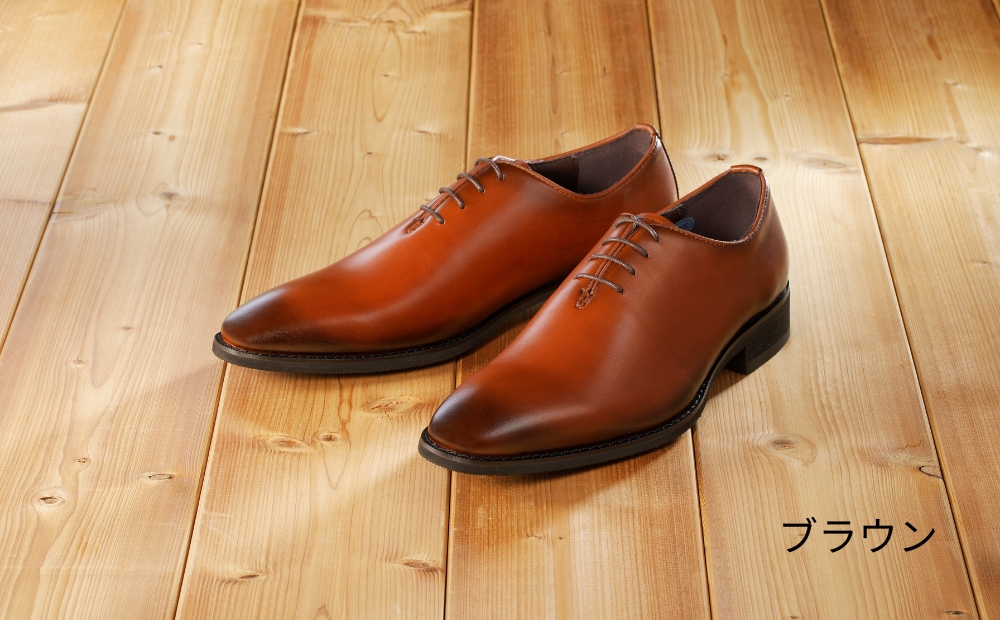 【匠の靴】超軽量＆履き心地抜群な本革ビジネスシューズAF-02(サイズ：25.0cm、カラー：ブラウン) ブラウン 25.0cm
