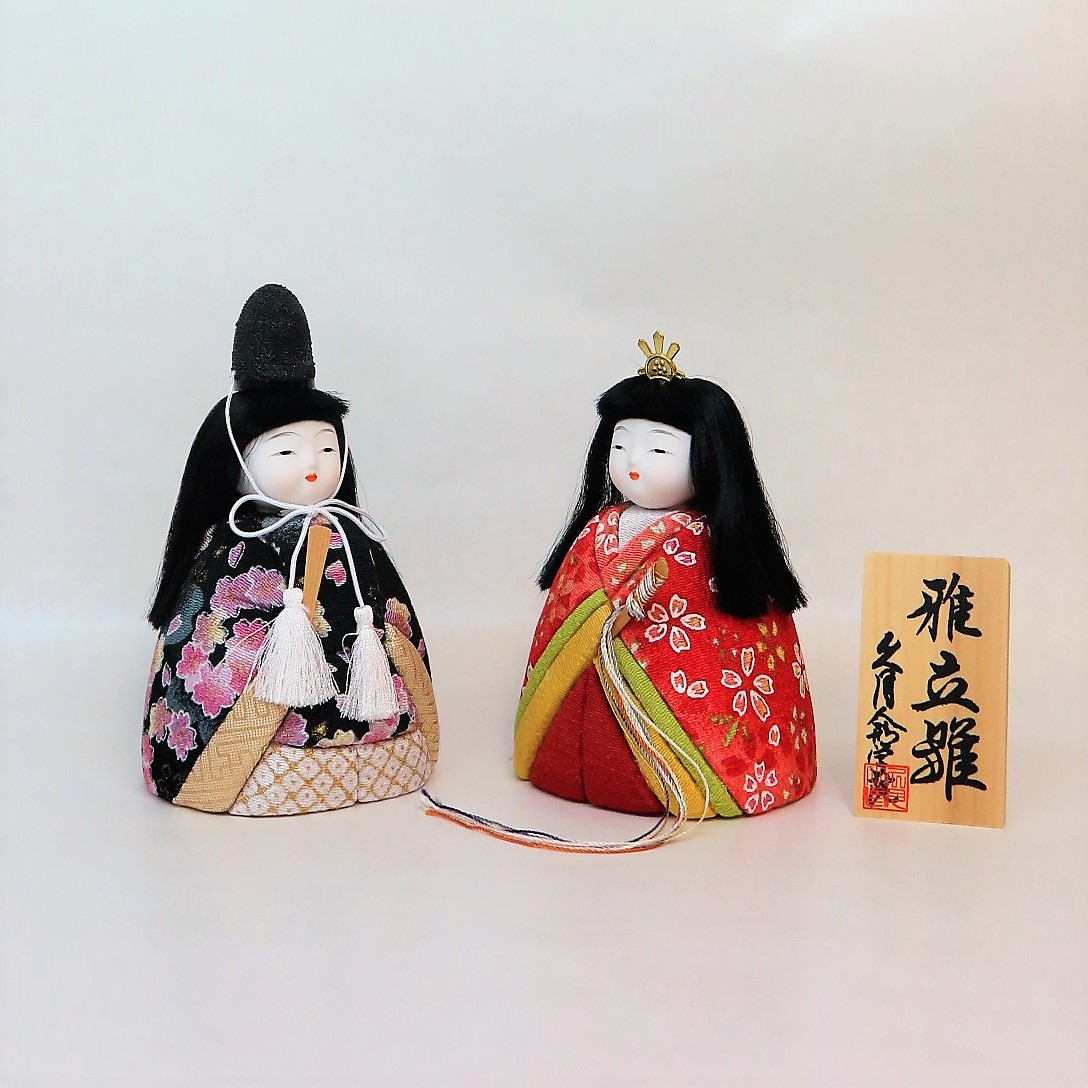 木目込人形「雅立雛」の制作体験（2時間講座×3日分）