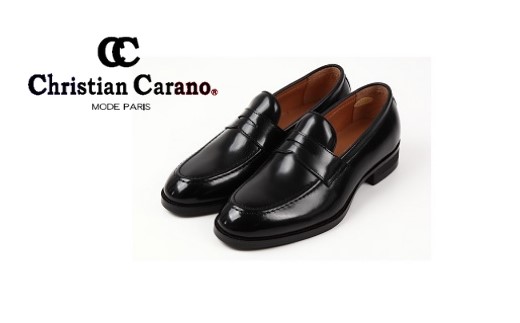 【浅草の靴】クリスチャンカラノ 本革ビジネスシューズ[FH-25](サイズ：25.0cm、カラー：ブラック) ブラック 25.0cm