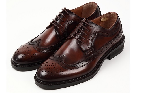【浅草の靴】クリスチャンカラノ 本革ビジネスシューズ[FH-27](サイズ：27.0cm、カラー：ブラウン) ブラウン 27.0cm