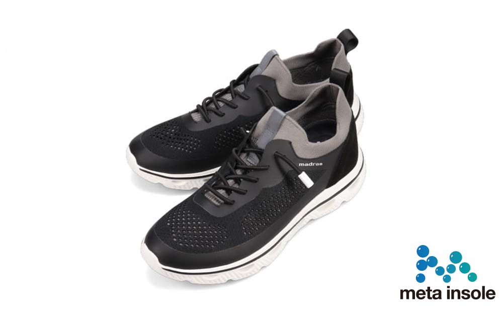 madras(マドラス) 紳士靴 meta insole搭載 M593AMT (ブラックダークグレー、LL(27.0～27.5cm)) ブラックダークグレー LL(27.0～27.5cm)
