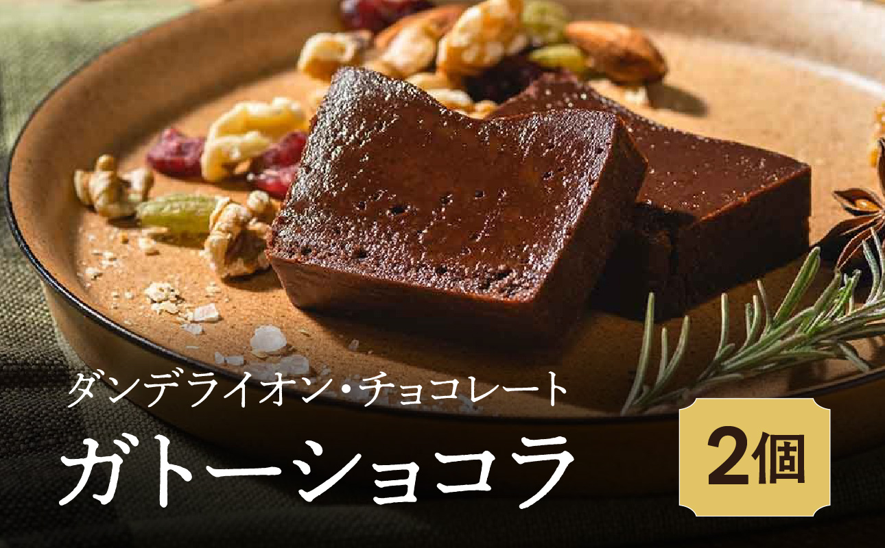 【ダンデライオン・チョコレート】ガトーショコラ（2個）