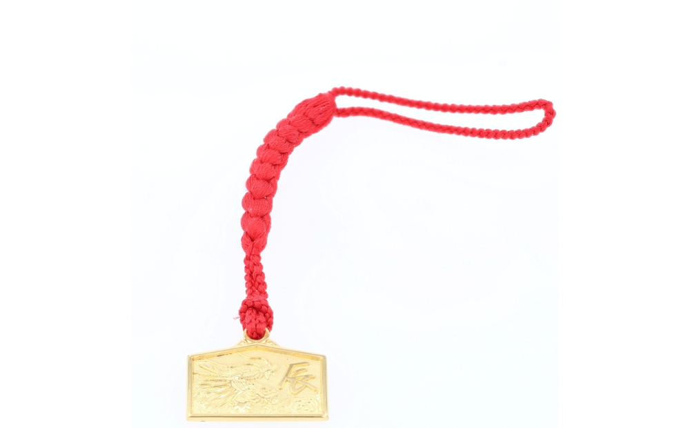 [K18] 干支絵馬根付 (12種) (柄：辰) 柄：辰