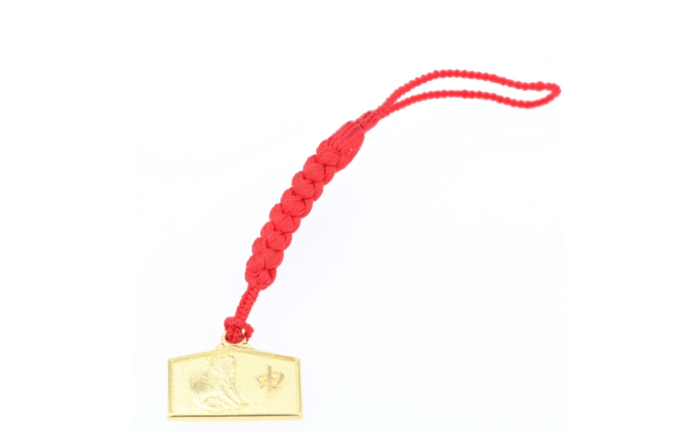 [K18] 干支絵馬根付 (12種) (柄：申) 柄：申