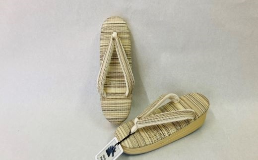 高級ホースヘアー和装草履【婦人】 (サイズ：L、カラー：ベージュ) ベージュ L