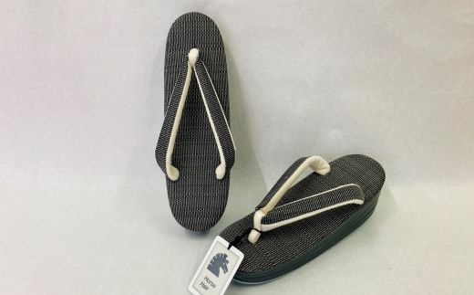 高級ホースヘアー和装草履【婦人】 (サイズ：M、カラー：グレー) グレー M