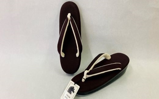 高級ホースヘアー和装草履【婦人】 (サイズ：L、カラー：エンジ) エンジ L