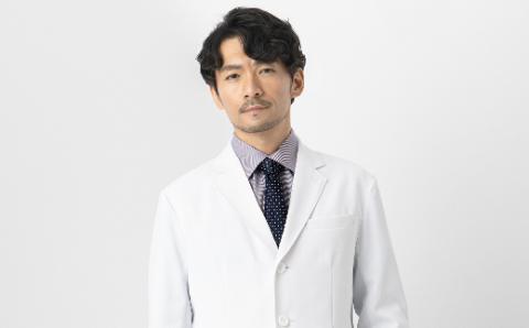 レピウスの白衣【メンズ】ブリティッシュトラッドテーラー3Bドクターコート / ネーム刺繍付き(サイズ：48サイズ) 48サイズ