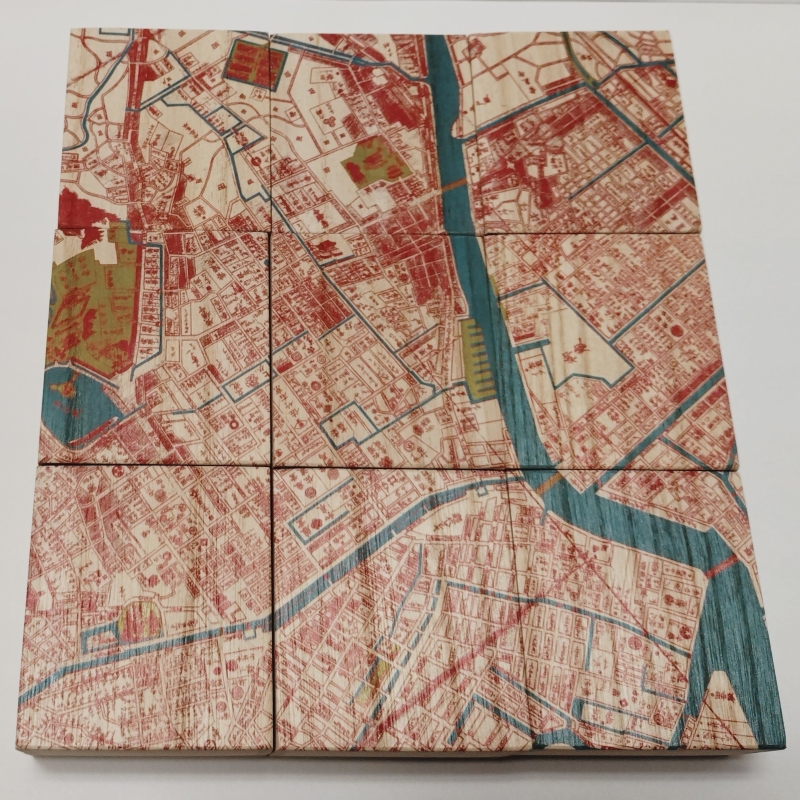 【桐箱(二重箱)】名所江戸水景 9ケセット (カラー：ピンク) ピンク