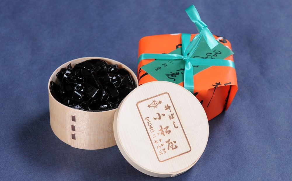 【柳ばし小松屋】昆布佃煮（曲げわっぱ入り）