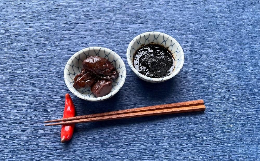 期間限定【柳ばし小松屋】2個入り詰め合わせ（かき佃煮・生のり佃煮）