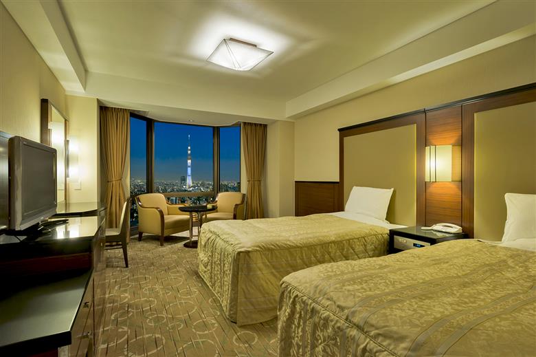 【浅草ビューホテル】禁煙スタンダードツイン[スカイツリー側]1泊朝食付きペアご宿泊券
