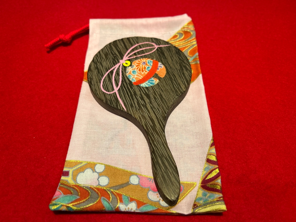 【箱長】手鏡（小） (柄：鈴) 鈴